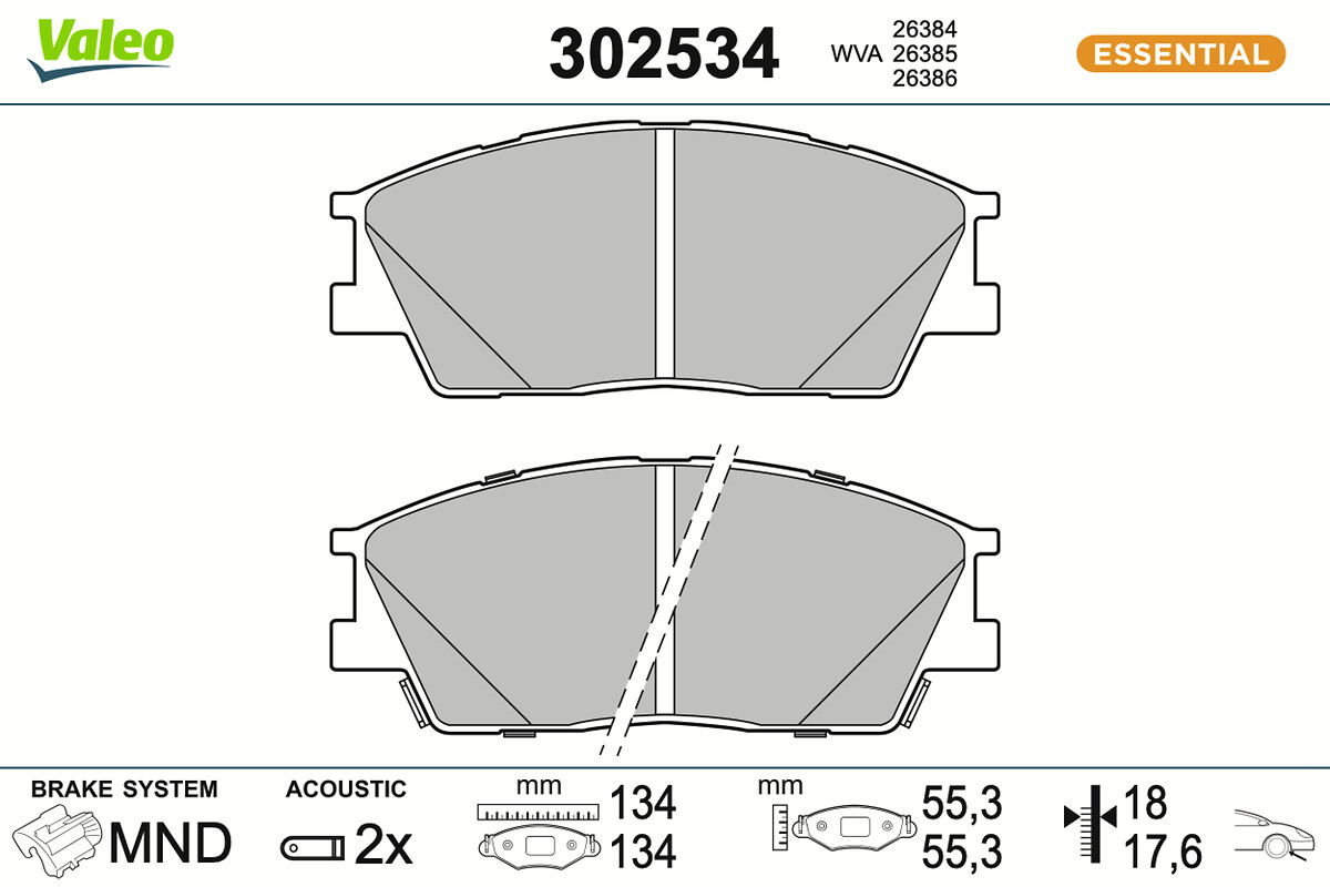 BRAKE PADS FIRST JEEP KIA SOUL FR